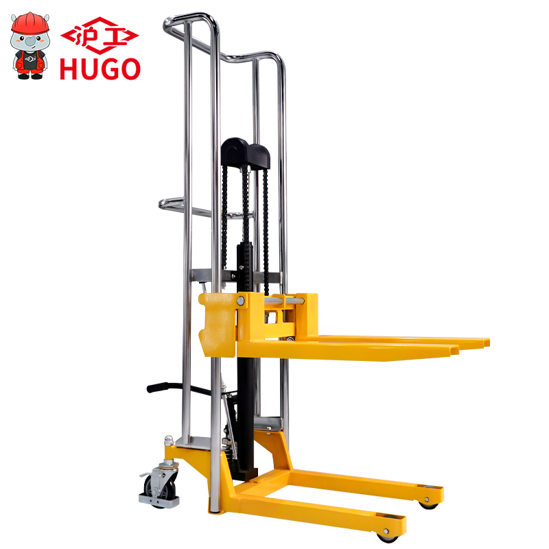 Quod prorsus est a manual hydraulic stacker?