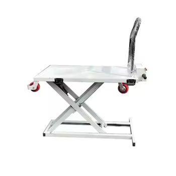 Portable Mobile Electric Scissor Leva Table Cart For Warehouse Material Handling